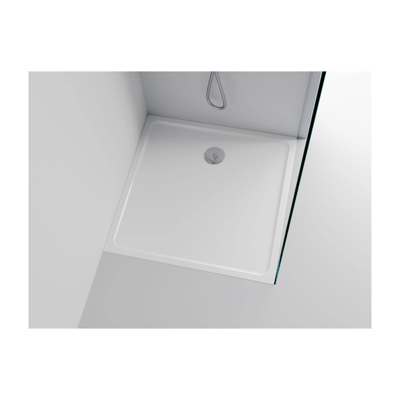 Brodzik Kwadratowy Konglomerat Pure PURE0005 90x90 Emporia Brodzik Kwadratowy Konglomerat Pure PURE0005 90x90 Emporia