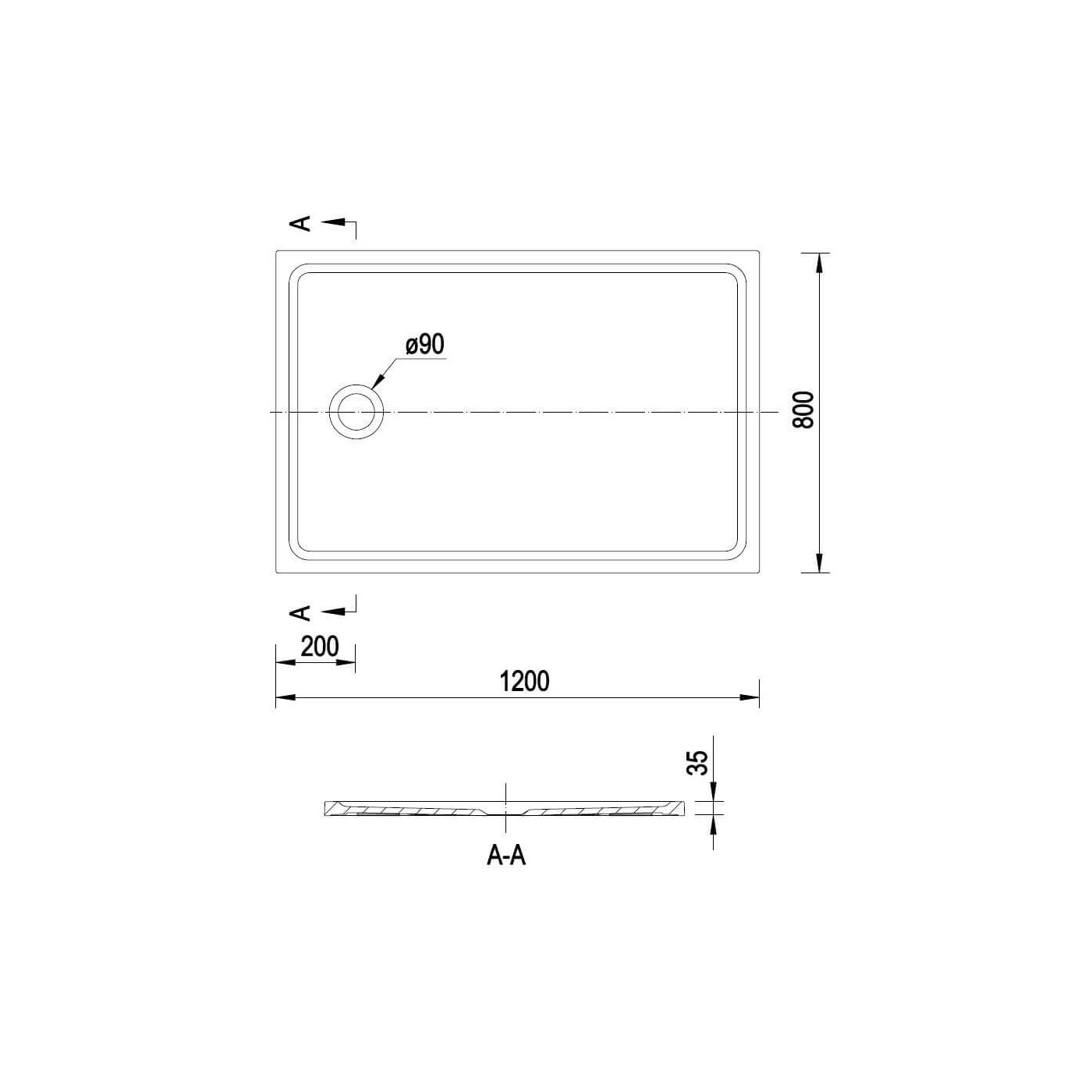 Brodzik Prostokątny Konglomerat Pure 120x80 PURE0006 Emporia Brodzik Prostokątny Konglomerat Pure 120x80 PURE0006 Emporia