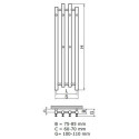 Grzejnik Dekoracyjny Tubo 1 1620x290 Merkury 7 Radeco Grzejnik Dekoracyjny Tubo 1 1620x290 Merkury 7 Radeco