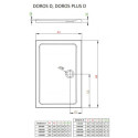 Brodzik Prostokątny DOROS 110x90 SDRD1190-01 Radaway Brodzik Prostokątny DOROS 110x90 SDRD1190-01 Radaway