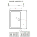 Brodzik Prostokątny Doros D 120x80 SDRD1280-01 Radaway Brodzik Prostokątny Doros D 120x80 SDRD1280-01 Radaway