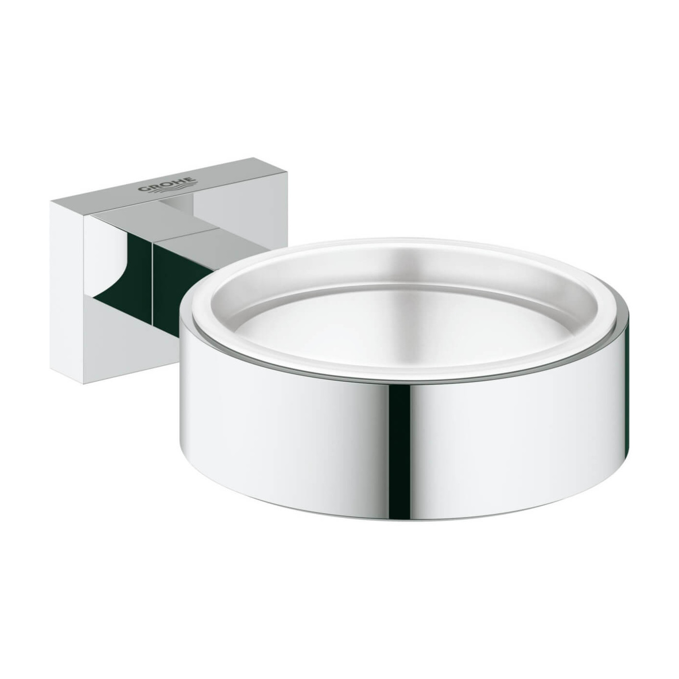 Uchwyt Do Szklanki I Mydelniczki Essentials Cube Chrom 40508001 Grohe Uchwyt Do Szklanki I Mydelniczki Essentials Cube Chrom 40508001 Grohe