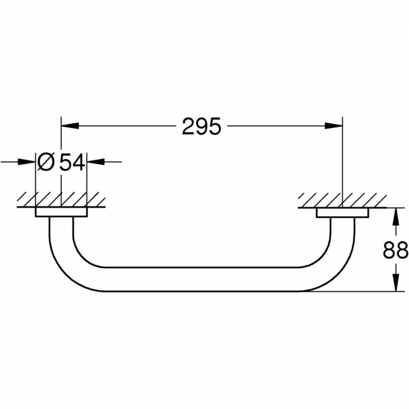 Uchwyt Wannowy Essentials 40421001 Grohe Uchwyt Wannowy Essentials 40421001 Grohe