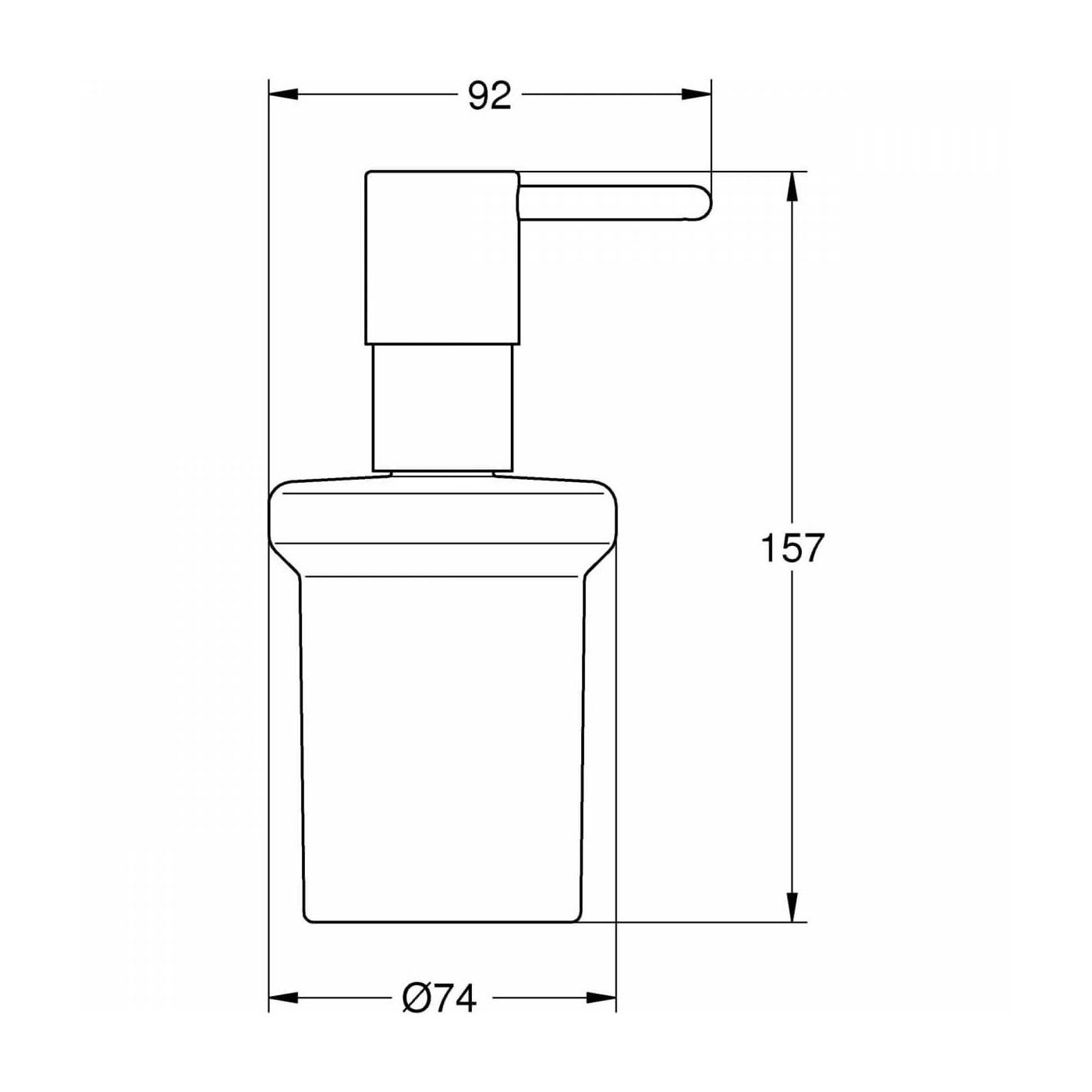 Dozownik Do Mydła Essentials 40394001 Grohe Dozownik Do Mydła Essentials 40394001 Grohe