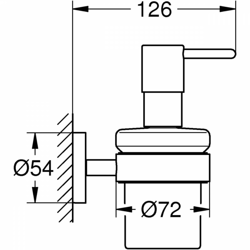 Dozownik Do Mydła Z Uchwytem Essentials 40448001 Grohe Dozownik Do Mydła Z Uchwytem Essentials 40448001 Grohe