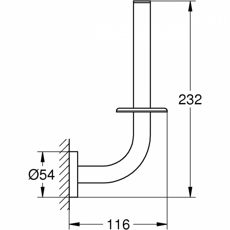 Uchwyt Na Zapasowy Papier Toaletowy Essentials 40385001 Grohe Uchwyt Na Zapasowy Papier Toaletowy Essentials 40385001 Grohe