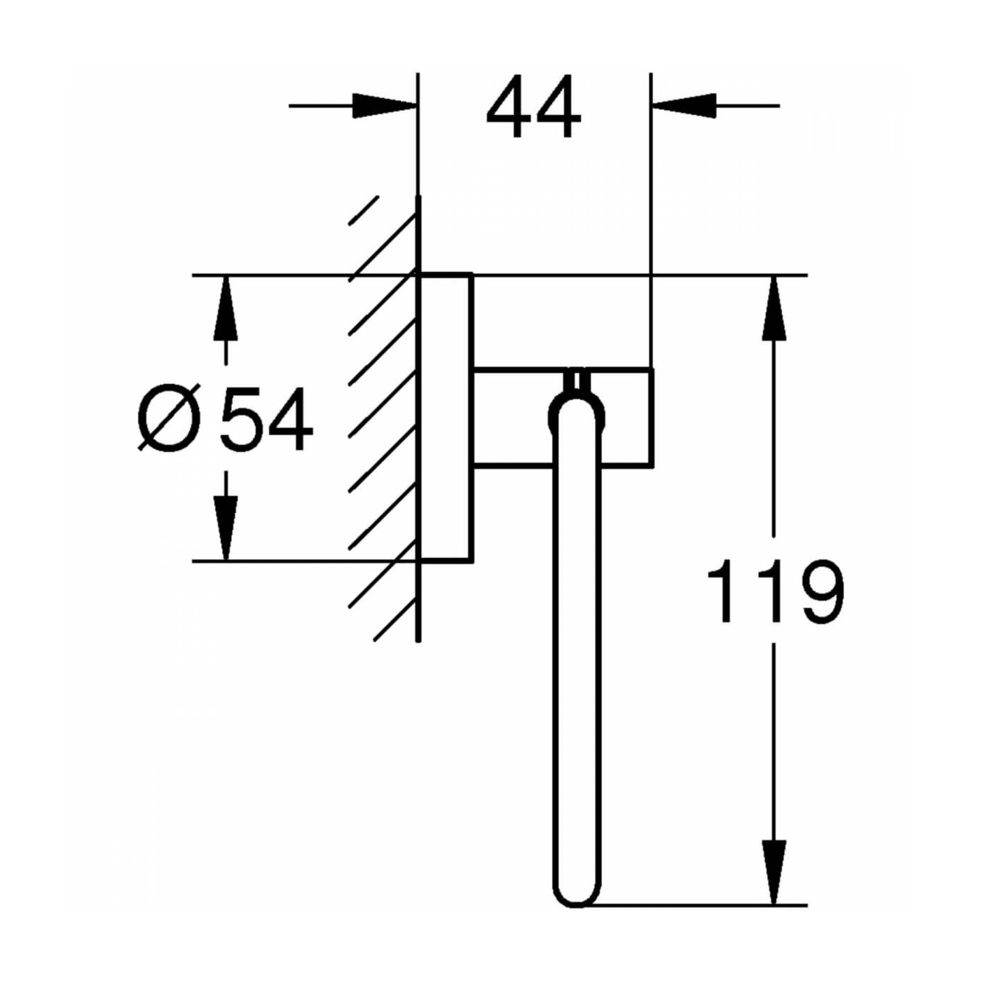 Uchwyt Na Papier Essentials 40689001 Grohe Uchwyt Na Papier Essentials 40689001 Grohe