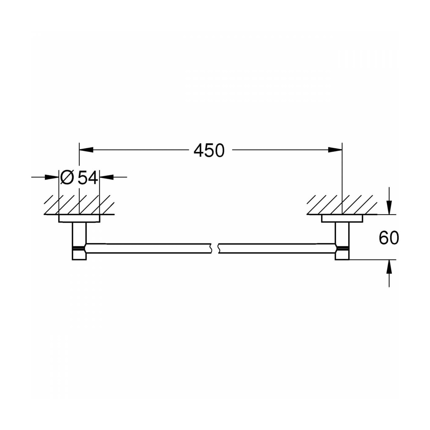 Wieszak Na Ręcznik Kąpielowy Essentials 40688001 Grohe Wieszak Na Ręcznik Kąpielowy Essentials 40688001 Grohe