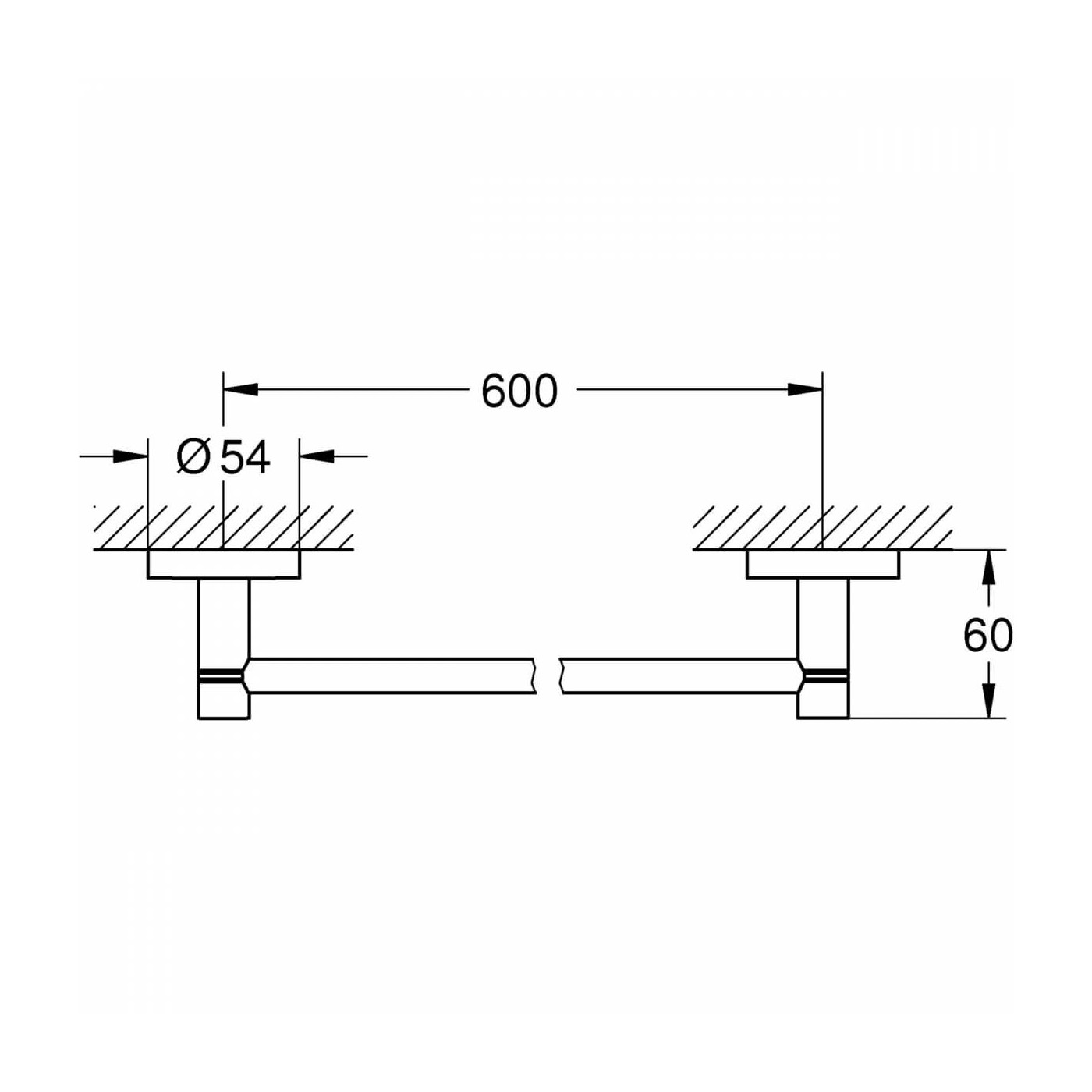 Wieszak Na Ręcznik Kąpielowy Essentials 40366001 Grohe Wieszak Na Ręcznik Kąpielowy Essentials 40366001 Grohe