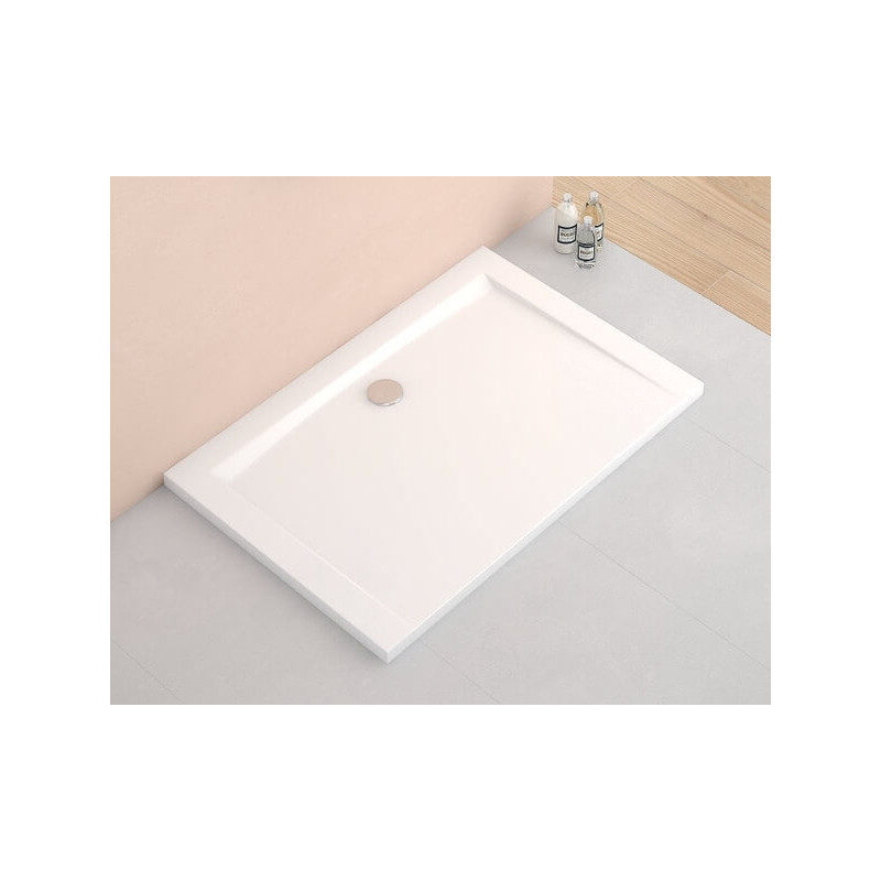 Brodzik Akryl Prostokątny Niski Forma BREX.FOR128WHN 80x120 Excellent Brodzik Akryl Prostokątny Niski Forma BREX.FOR128WHN 80x120 Excellent