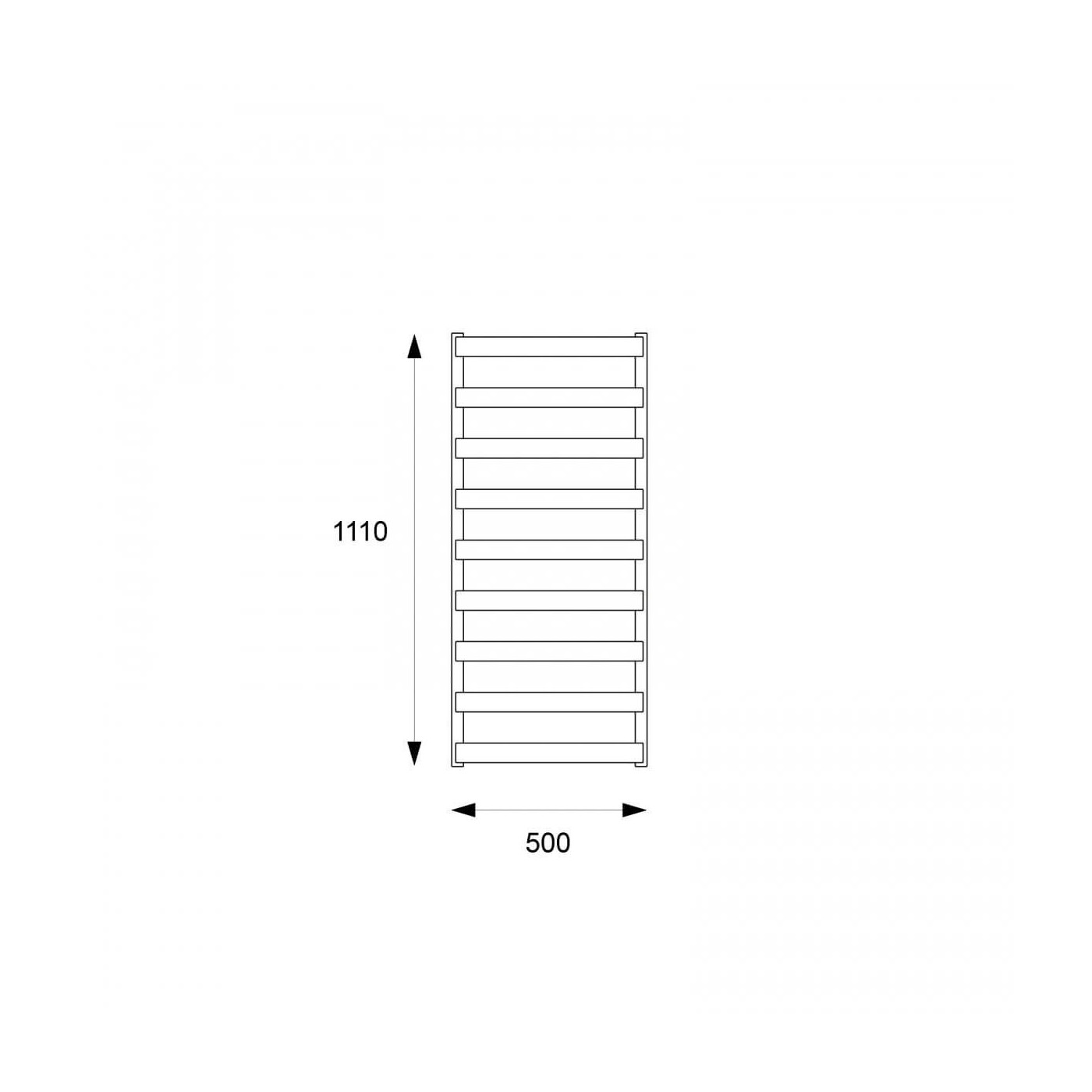 Grzejnik Meteor 111 GREX.ME111.GR Excellent Grzejnik Meteor 111 GREX.ME111.GR Excellent