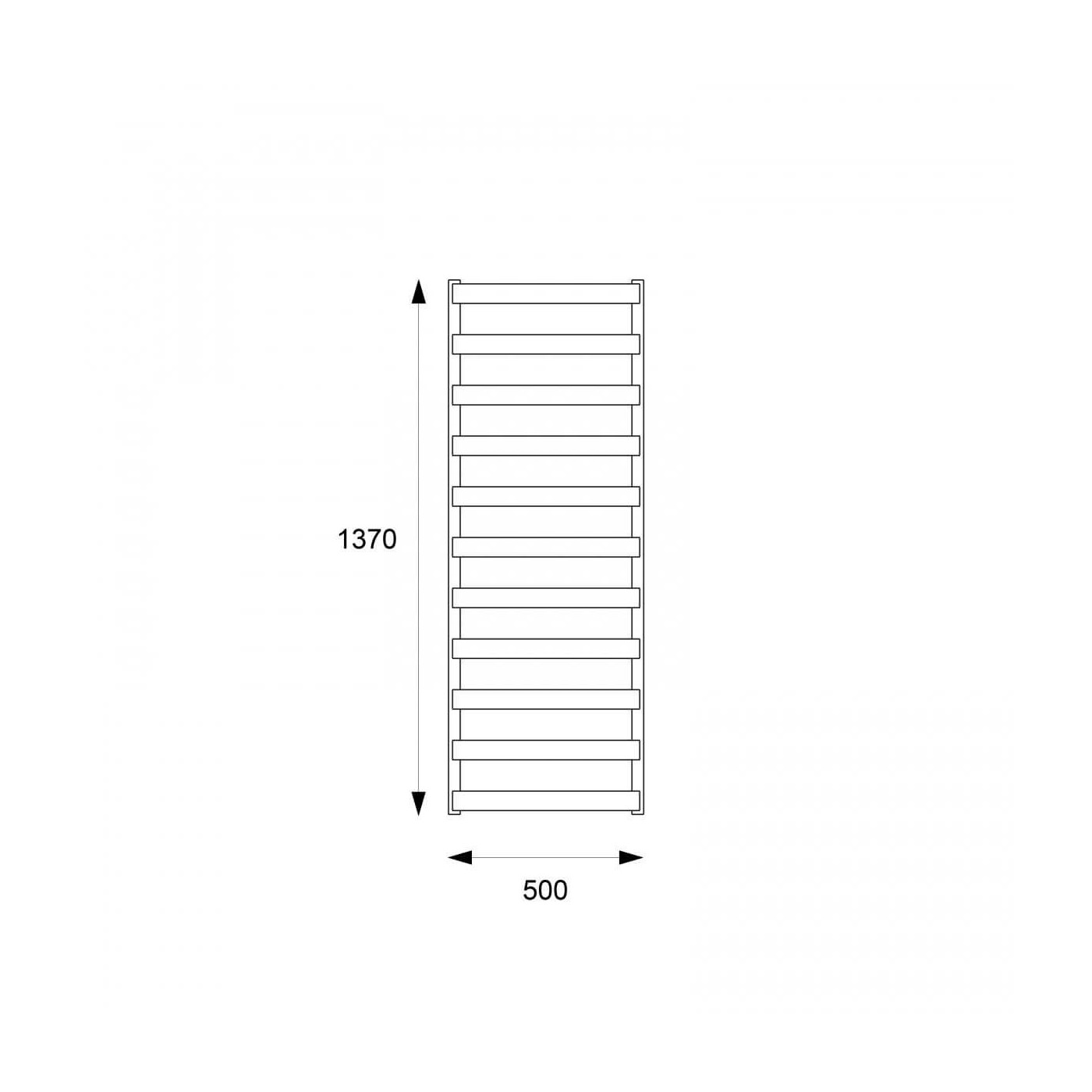 Grzejnik Meteor 137 GREX.ME137.BL Excellent Grzejnik Meteor 137 GREX.ME137.BL Excellent