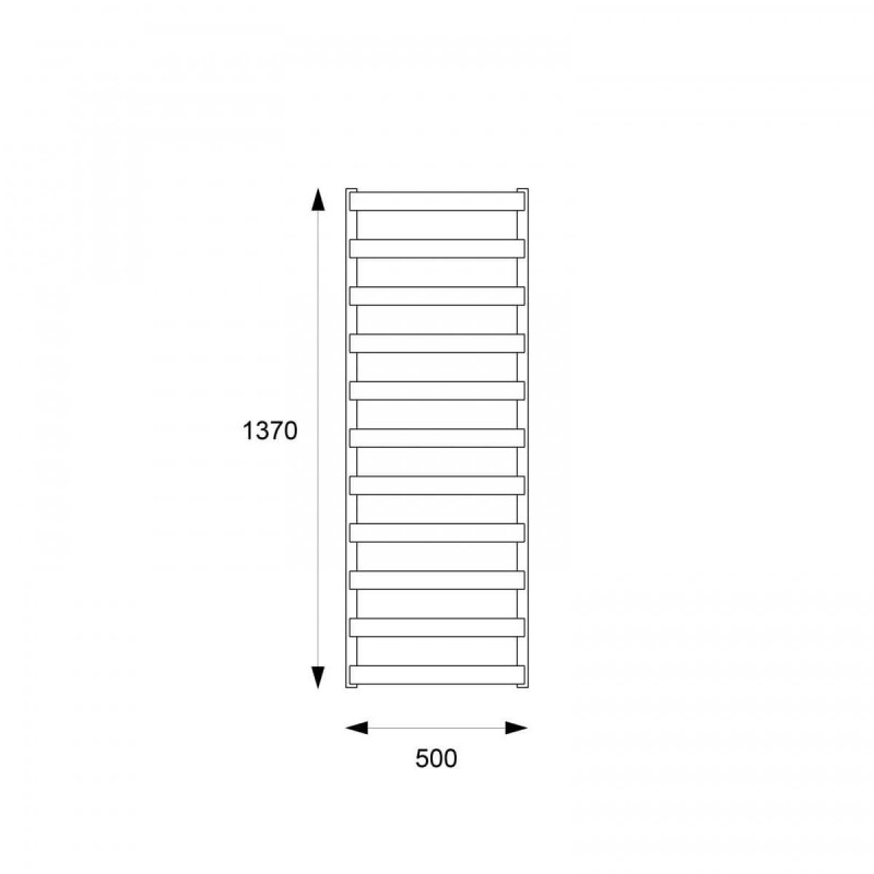 Grzejnik Meteor 137 GREX.ME137.BL Excellent Grzejnik Meteor 137 GREX.ME137.BL Excellent