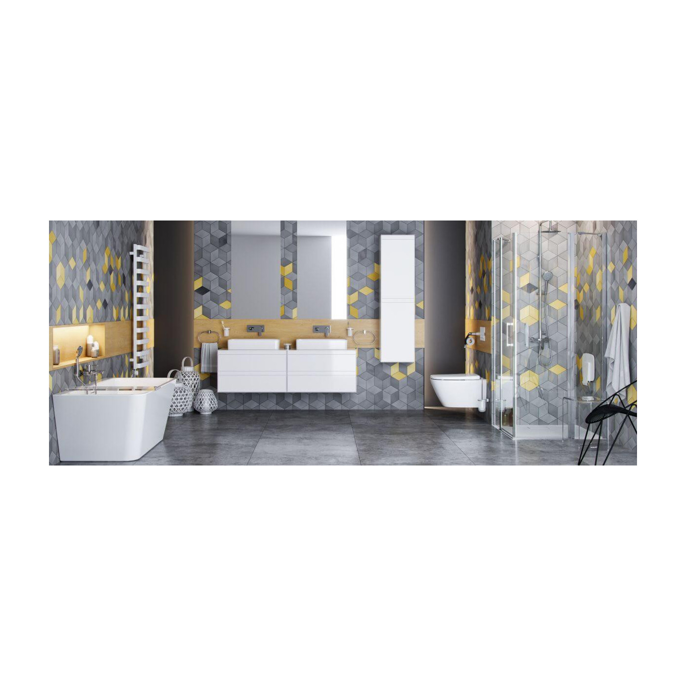 Grzejnik Meteor 137 GREX.ME137.WH Excellent Grzejnik Meteor 137 GREX.ME137.WH Excellent