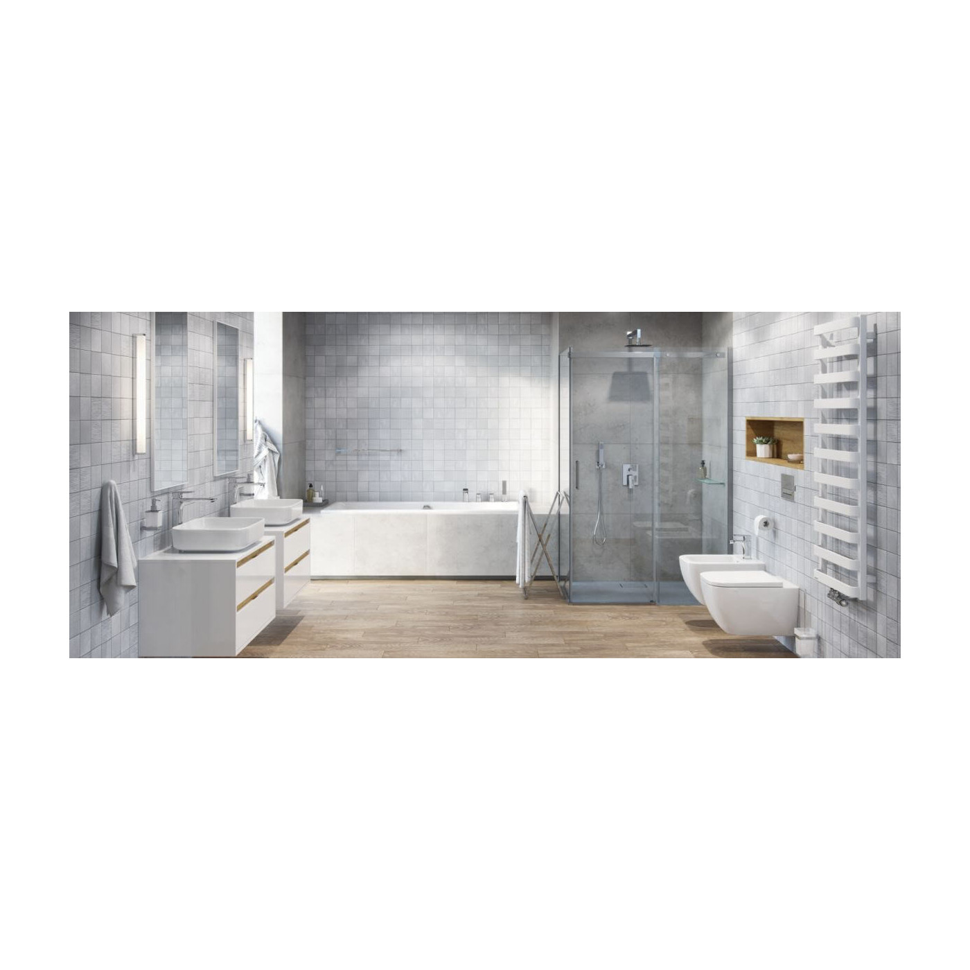 Grzejnik Meteor 137 GREX.ME137.WH Excellent Grzejnik Meteor 137 GREX.ME137.WH Excellent