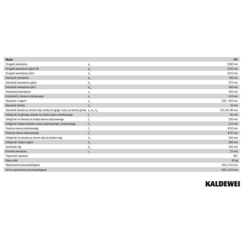 Wanna Do Zabudowy Cayono 150x70 cm 274700010001 Kaldewei Wanna Do Zabudowy Cayono 150x70 cm 274700010001 Kaldewei