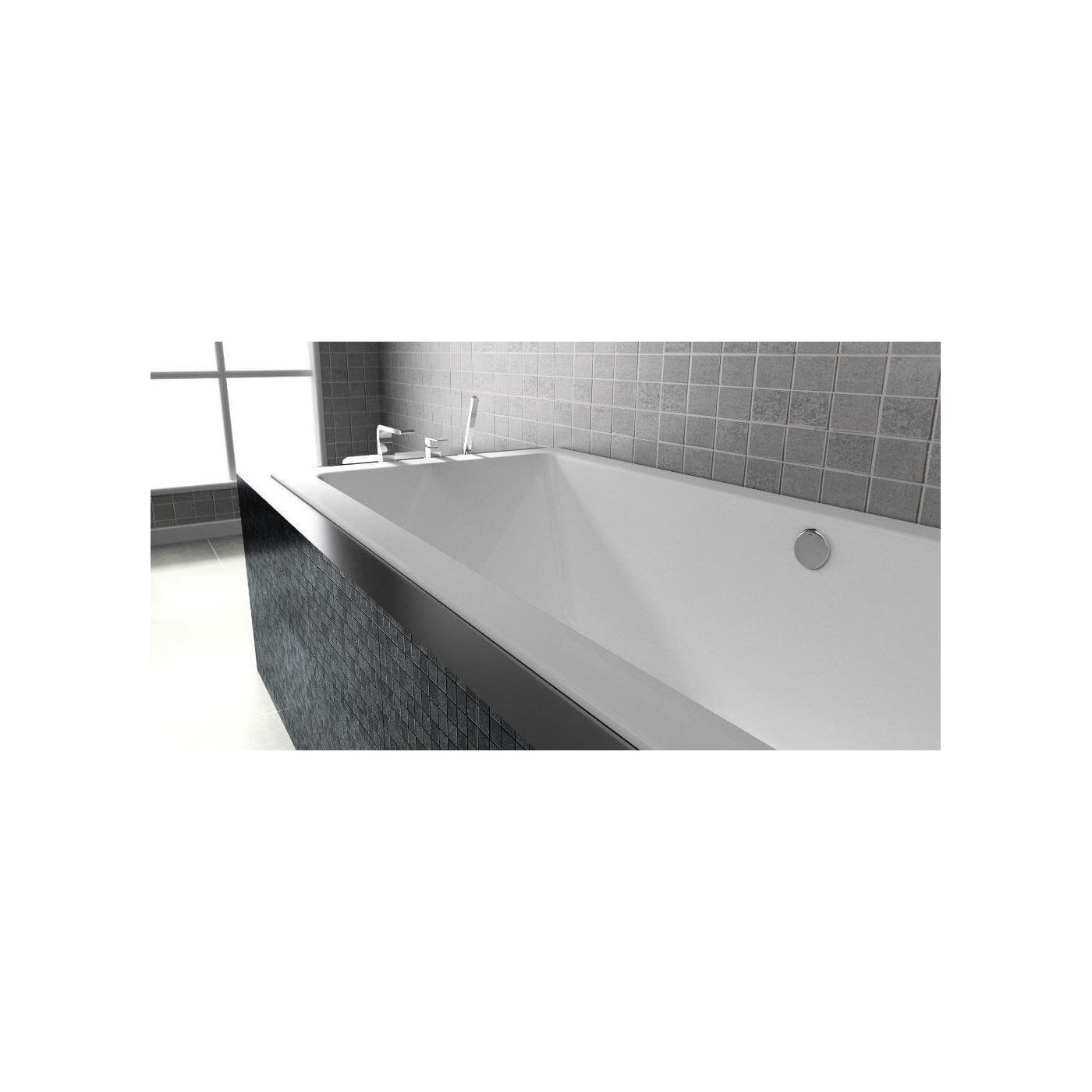 Wanna Prostokątna Do Zabudowy Lugo 180x80 Biały Połysk Riho Wanna Prostokątna Do Zabudowy Lugo 180x80 Biały Połysk Riho
