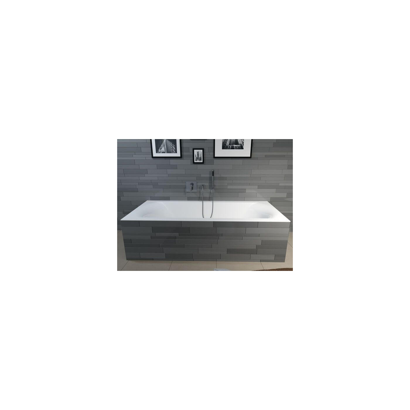 Wanna Linares Do Zabudowy 150x70 Biały Połysk Riho Wanna Linares Do Zabudowy 150x70 Biały Połysk Riho