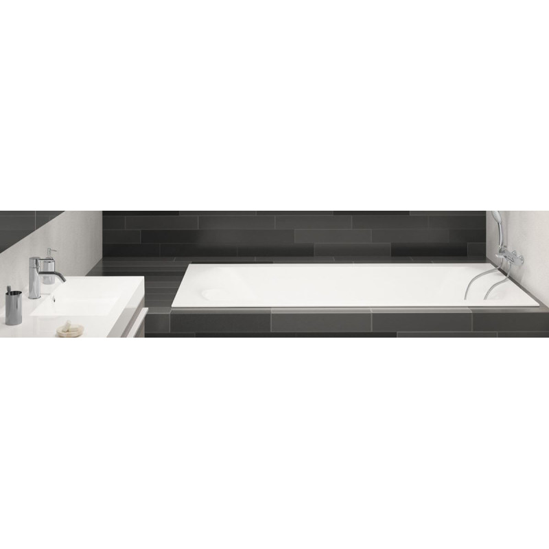 Wanna Linares Do Zabudowy 150x70 Biały Połysk Riho Wanna Linares Do Zabudowy 150x70 Biały Połysk Riho
