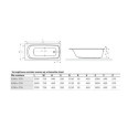 Wanna Lamia Slim WAEX.LAM15WHS 150x75 Excellent Wanna Lamia Slim WAEX.LAM15WHS 150x75 Excellent