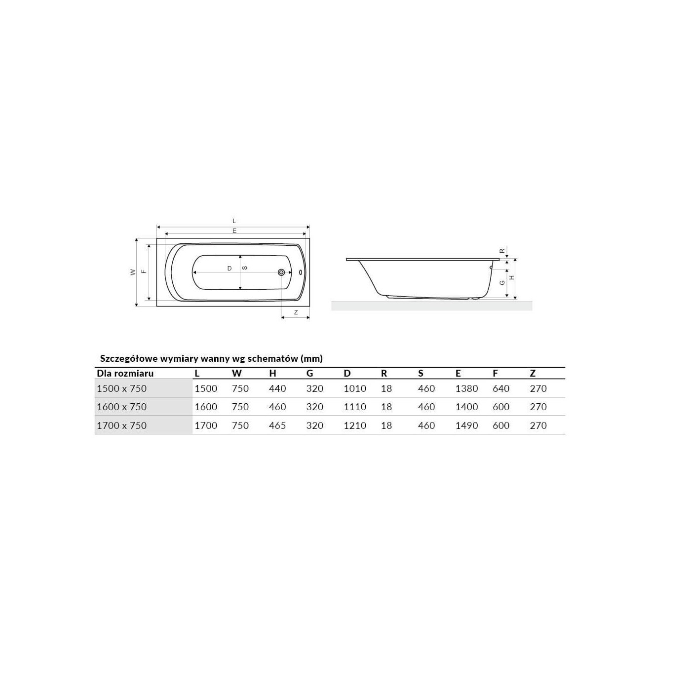 Wanna Lamia Slim WAEX.LAM15WHS 150x75 Excellent Wanna Lamia Slim WAEX.LAM15WHS 150x75 Excellent