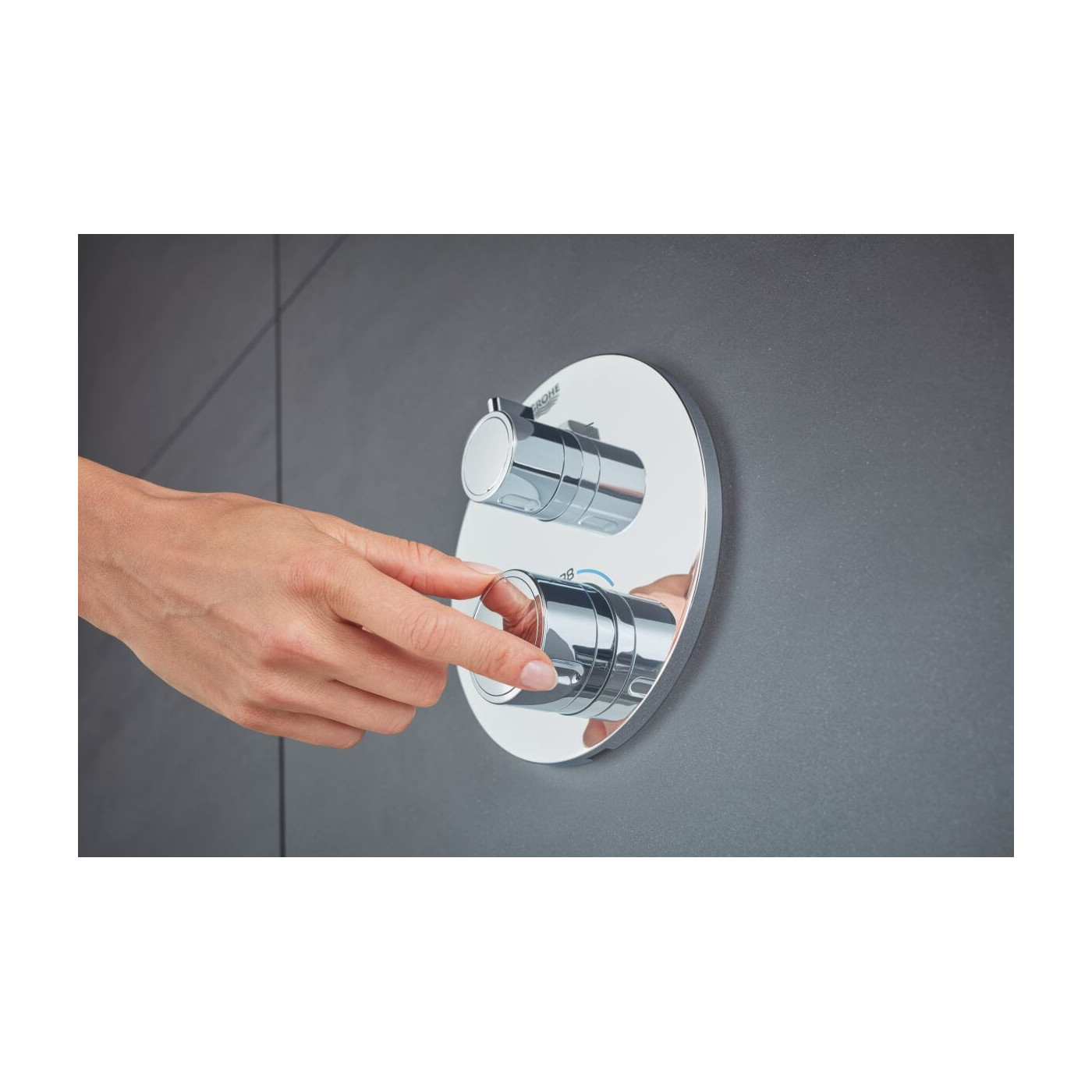 Bateria Prysznicowa Grohtherm Termostatyczna 24076000 Grohe Bateria Prysznicowa Grohtherm Termostatyczna 24076000 Grohe