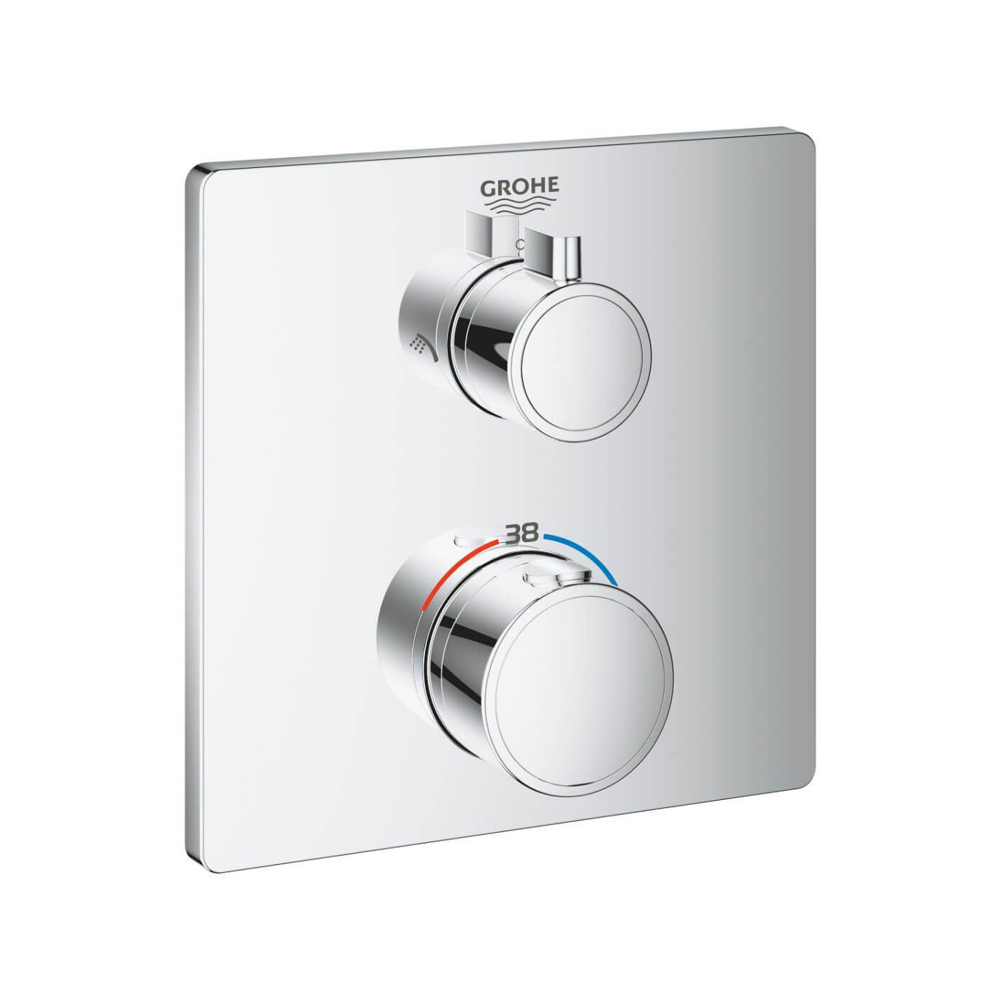 Bateria Prysznicowa Grohtherm Podtynkowa Termostatyczna Chrom 24079000 Grohe Bateria Prysznicowa Grohtherm Podtynkowa Termostatyczna Chrom 24079000 Grohe