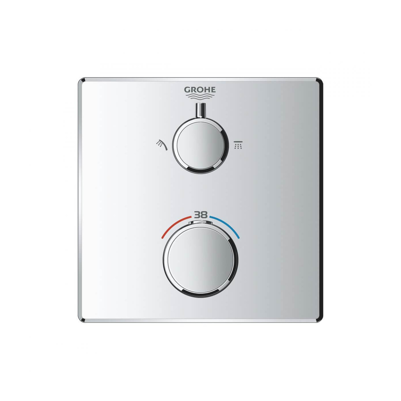 Bateria Prysznicowa Grohtherm Podtynkowa Termostatyczna Chrom 24079000 Grohe Bateria Prysznicowa Grohtherm Podtynkowa Termostatyczna Chrom 24079000 Grohe