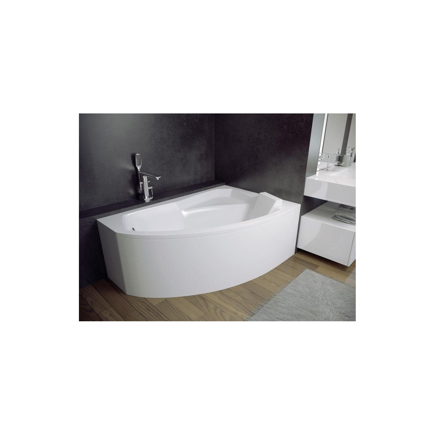 Wanna Asymetryczna Rima Lewa 170x110 Besco Wanna Asymetryczna Rima Lewa 170x110 Besco