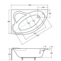 Wanna Asymetryczna Ada Lewa 140x90 Besco Wanna Asymetryczna Ada Lewa 140x90 Besco