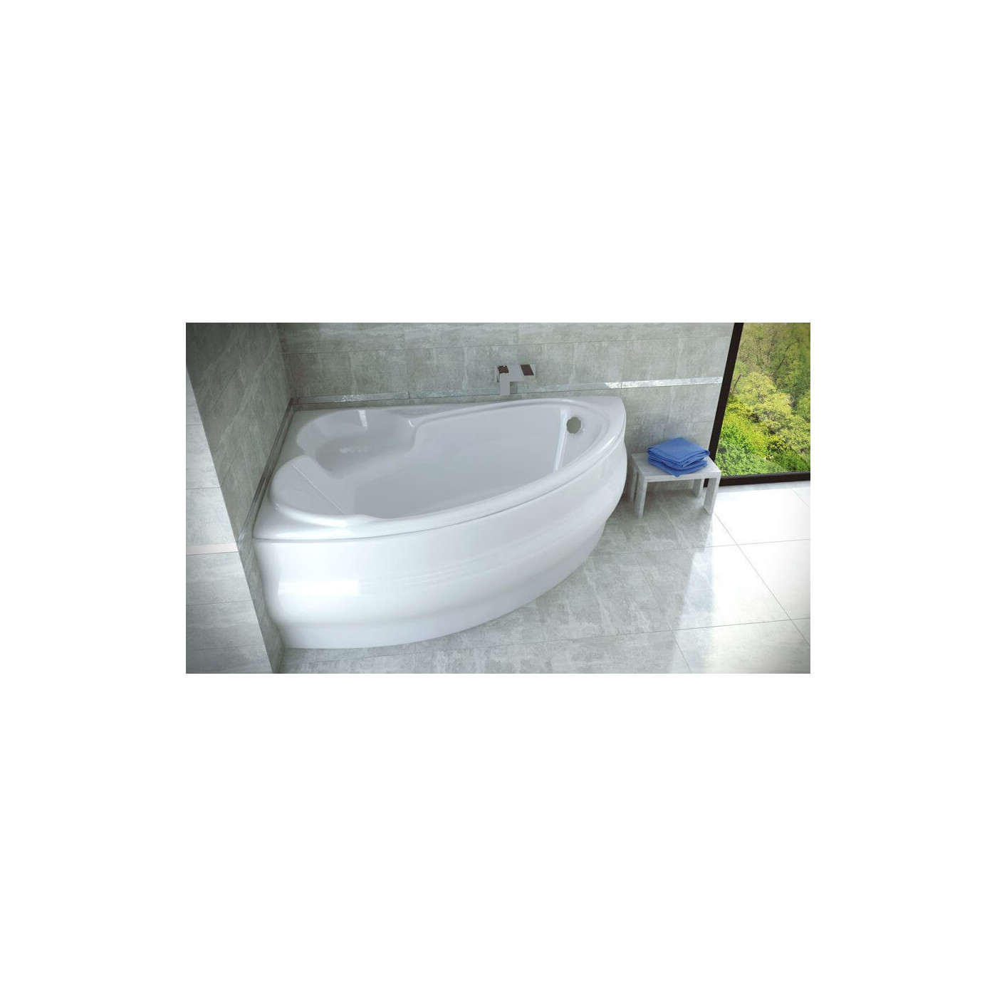 Wanna Asymetryczna Finezja Nova Lewa 170x110 Besco Wanna Asymetryczna Finezja Nova Lewa 170x110 Besco