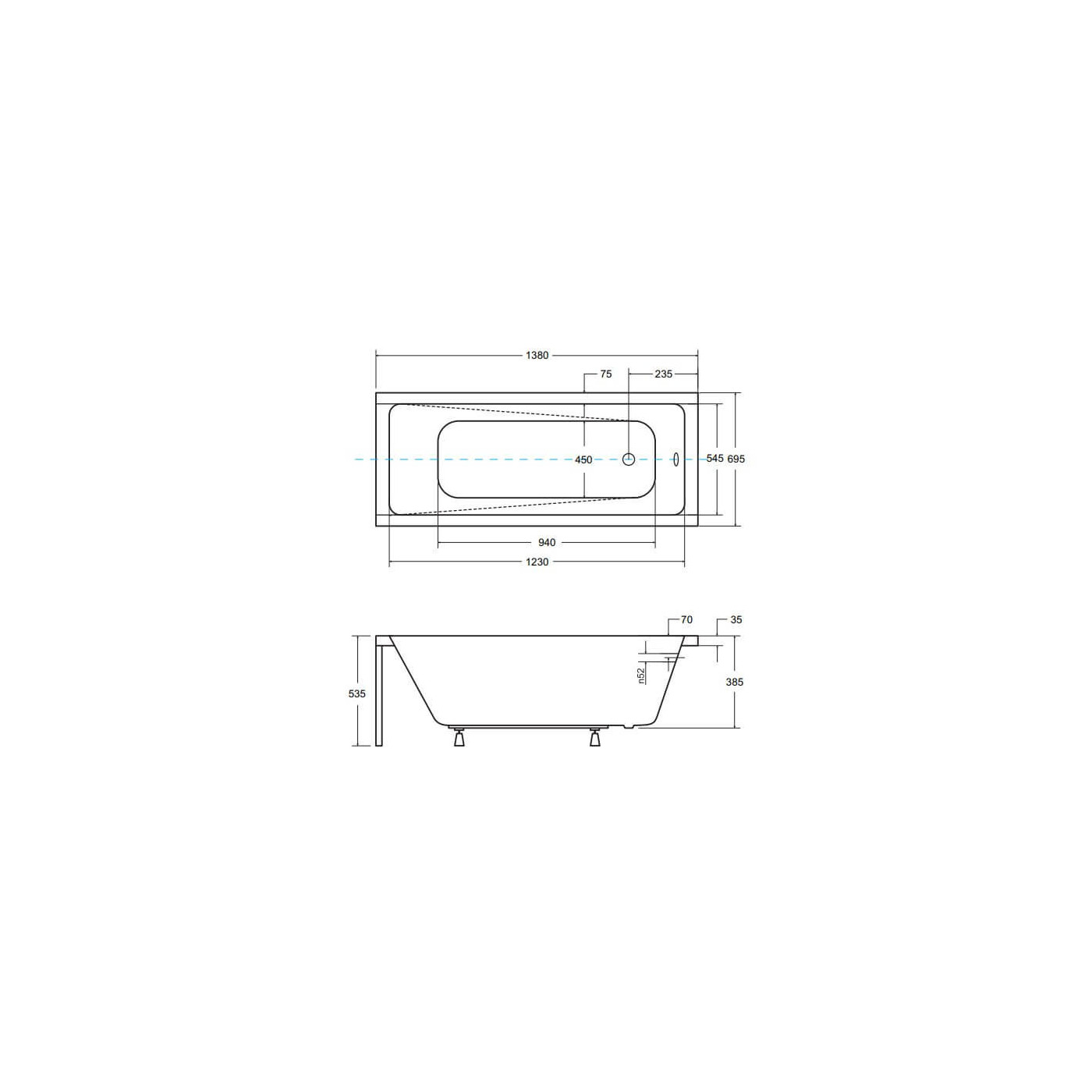 Wanna Do Zabudowy Modern 140x70 Besco Wanna Do Zabudowy Modern 140x70 Besco