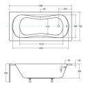 Wanna Do Zabudowy Aria 140x70 Besco Wanna Do Zabudowy Aria 140x70 Besco