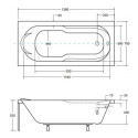 Wanna Do Zabudowy Bona 140x70 Besco Wanna Do Zabudowy Bona 140x70 Besco