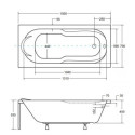 Wanna Do Zabudowy Bona 150x70 Besco Wanna Do Zabudowy Bona 150x70 Besco