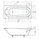 Wanna Do Zabudowy Bona 190x80 Besco Wanna Do Zabudowy Bona 190x80 Besco
