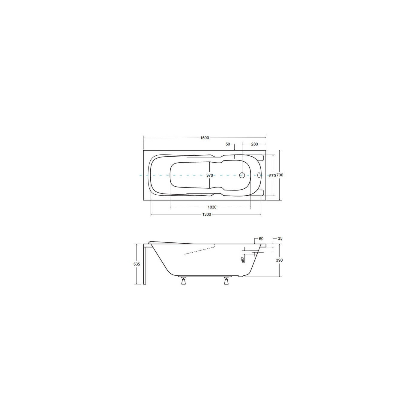 Wanna Do Zabudowy Majka Nova 150x70 Besco Wanna Do Zabudowy Majka Nova 150x70 Besco