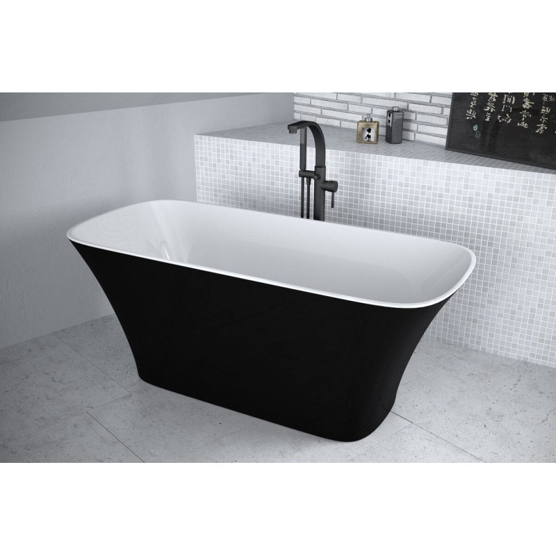 Wanna Wolnostojąca Assos B&W 160x70 Besco Wanna Wolnostojąca Assos B&W 160x70 Besco