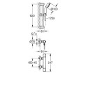 Bateria Prysznicowa Z Termostatem Z Zestawem Prysznicowym Precision Flow FastFixation Chrom 34842000 Grohe Bateria Prysznicowa Z Termostatem Z Zestawem Prysznicowym Precision Flow FastFixation Chrom 34842000 Grohe