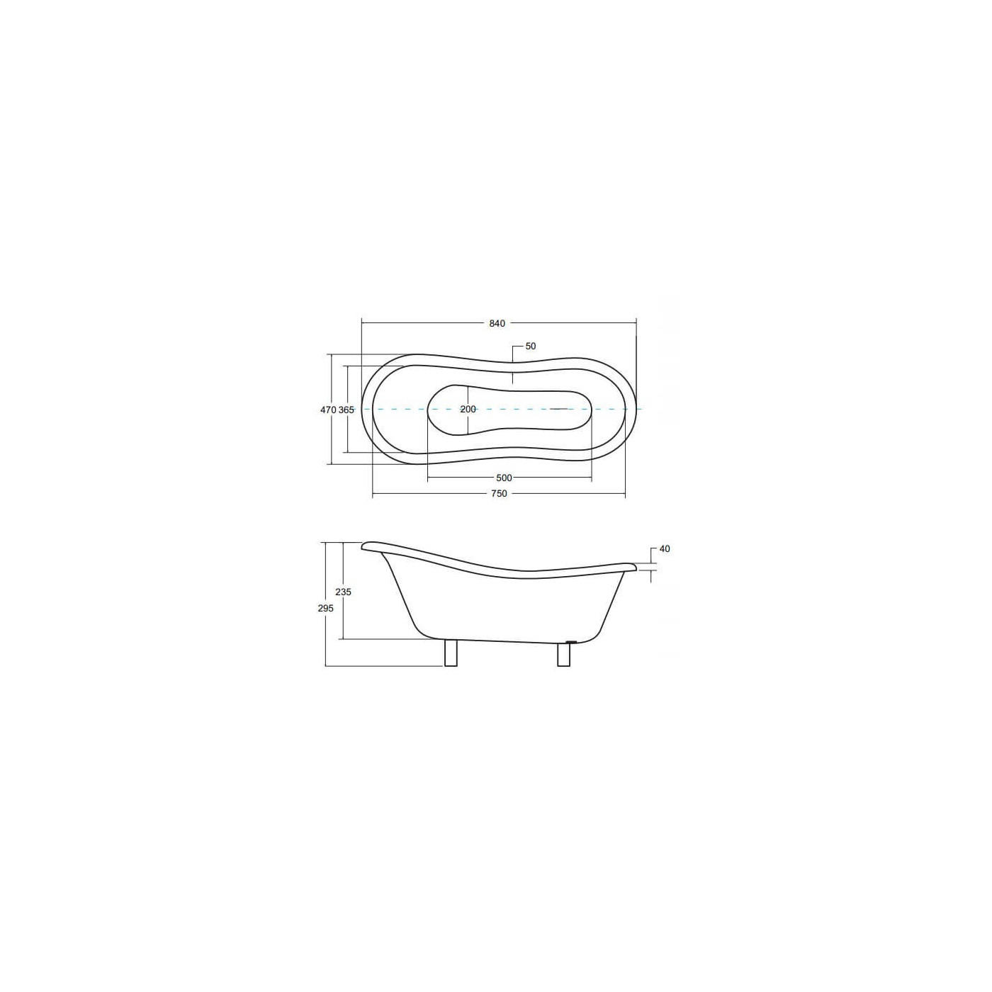 Wanna Wolnostojąca Otylia Baby 85x47 Besco Wanna Wolnostojąca Otylia Baby 85x47 Besco