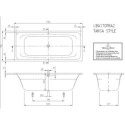 Wanna Do Zabudowy Targa 170x75 UBA170FRA2V-01 Villeroy&Boch Wanna Do Zabudowy Targa 170x75 UBA170FRA2V-01 Villeroy&Boch