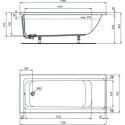 Wanna Do Zabudowy Connect Air E1064 Biała 170x75 Ideal Standard Wanna Do Zabudowy Connect Air E1064 Biała 170x75 Ideal Standard