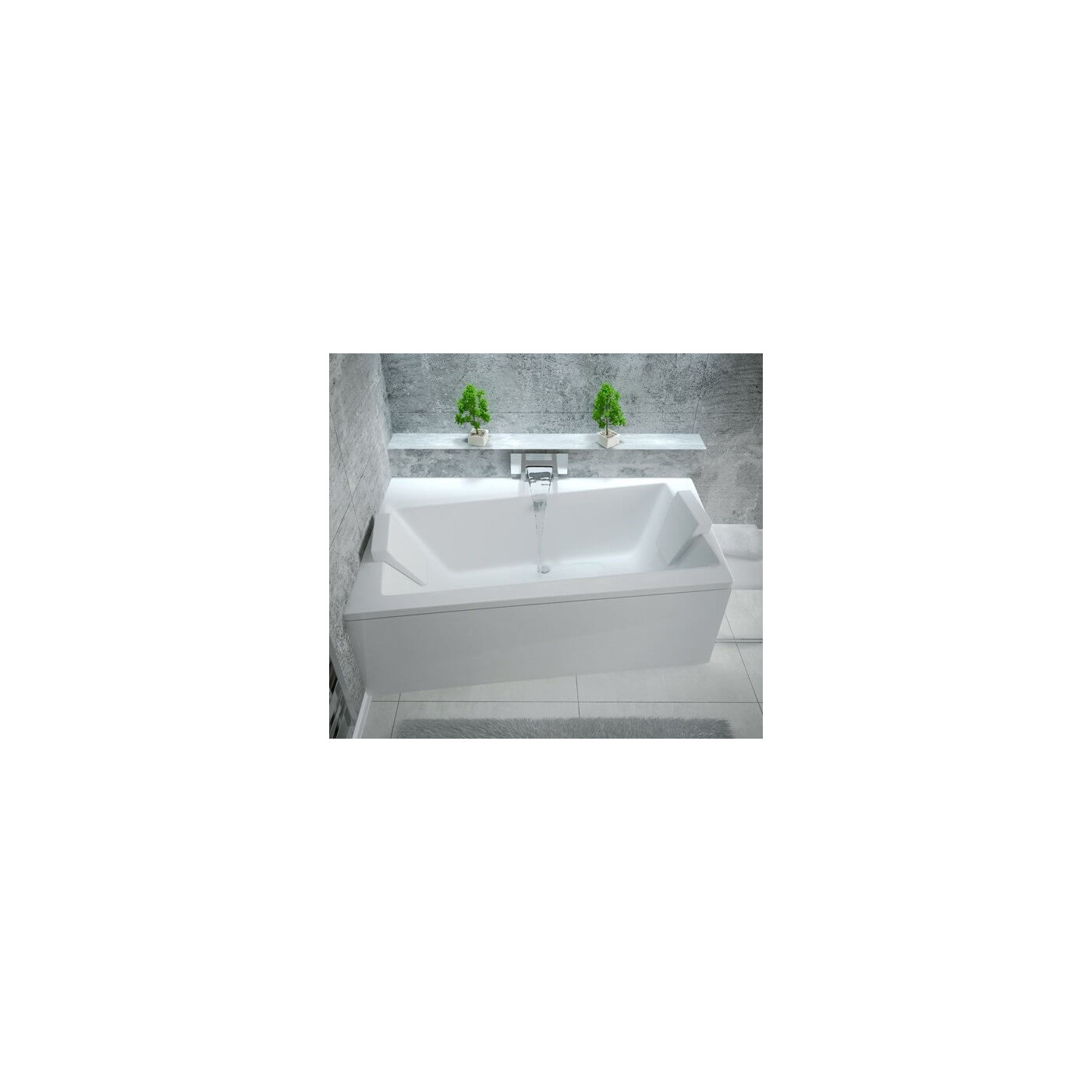 Wanna Asymetryczna Infinity Lewa + Nogi 170x110 Besco Wanna Asymetryczna Infinity Lewa + Nogi 170x110 Besco