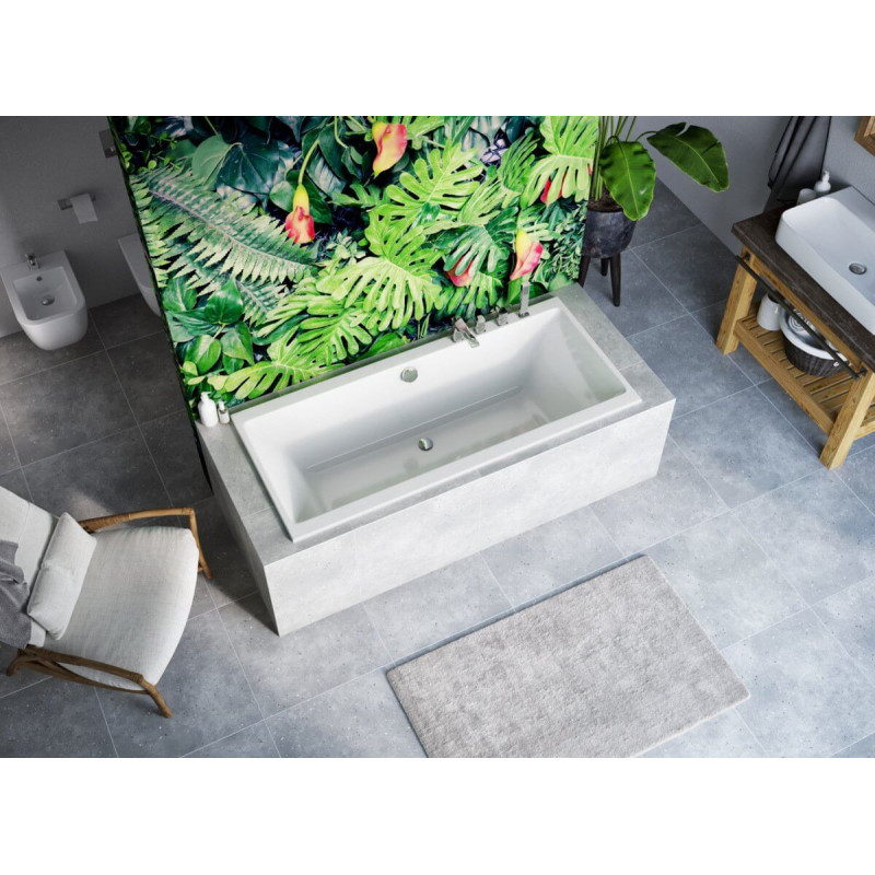 Wanna Prostokątna Pryzmat Slim 170x75 WAEX.PRY17WHS Excellent Wanna Prostokątna Pryzmat Slim 170x75 WAEX.PRY17WHS Excellent