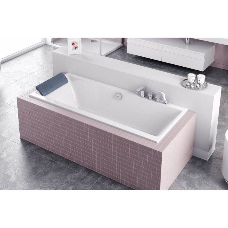 Wanna Prostokątna Pryzmat Slim 170x75 WAEX.PRY17WHS Excellent Wanna Prostokątna Pryzmat Slim 170x75 WAEX.PRY17WHS Excellent