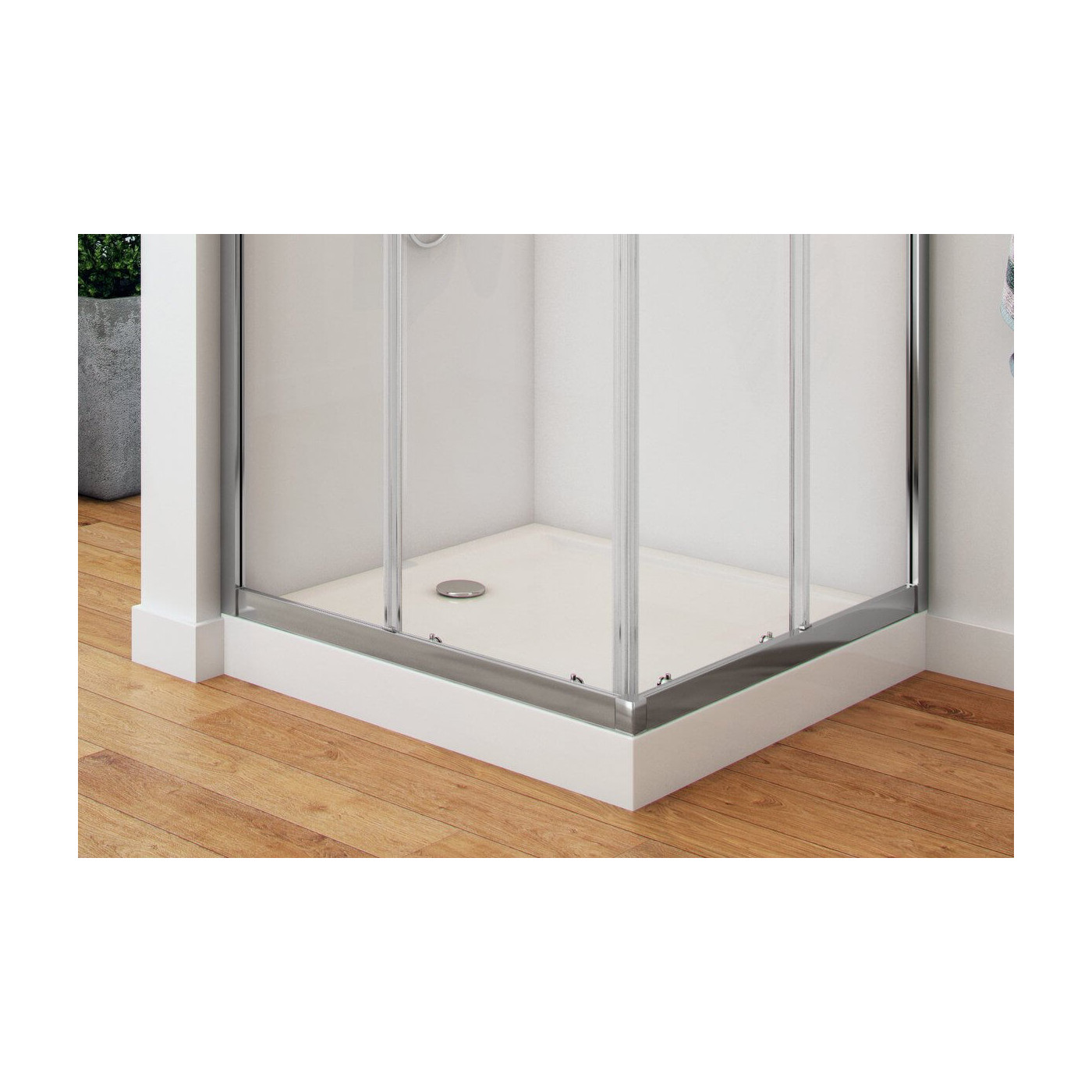 Brodzik Kwadratowy Forma Biały Wysoki BREX.FOR09WHC 90x90 Excellent Brodzik Kwadratowy Forma Biały Wysoki BREX.FOR09WHC 90x90 Excellent