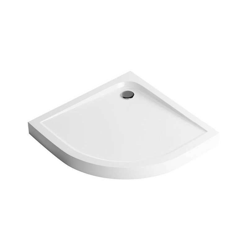 Brodzik Półokrągły Sense Biały Wysoki BREX.SEN08WHC 80x80 Excellent Brodzik Półokrągły Sense Biały Wysoki BREX.SEN08WHC 80x80 Excellent