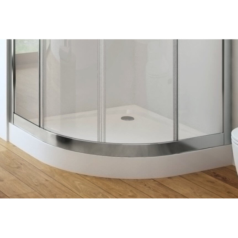 Brodzik Półokrągły Sense Biały Wysoki BREX.SEN08WHC 80x80 Excellent Brodzik Półokrągły Sense Biały Wysoki BREX.SEN08WHC 80x80 Excellent