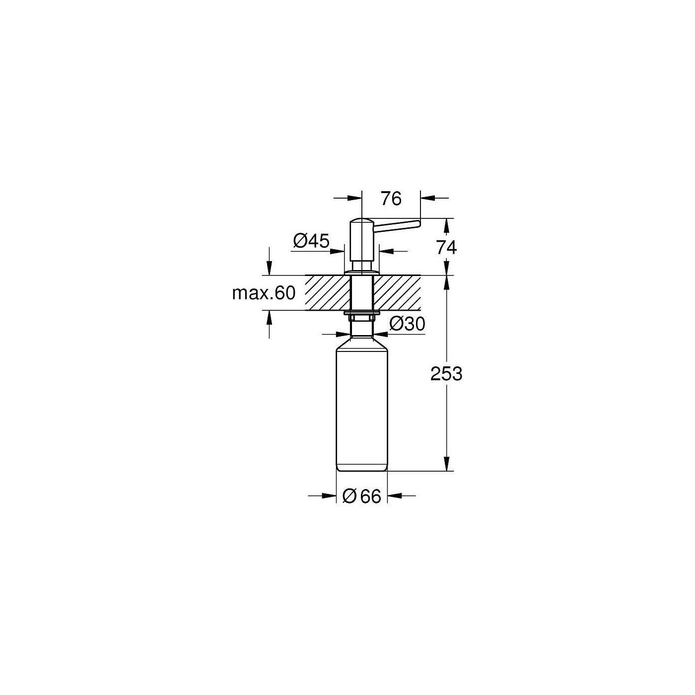 Dozownik Do Mydła Contemporary 40536000 Grohe Dozownik Do Mydła Contemporary 40536000 Grohe