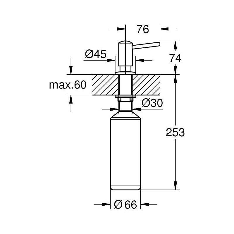 Dozownik Do Mydła Contemporary 40536000 Grohe Dozownik Do Mydła Contemporary 40536000 Grohe